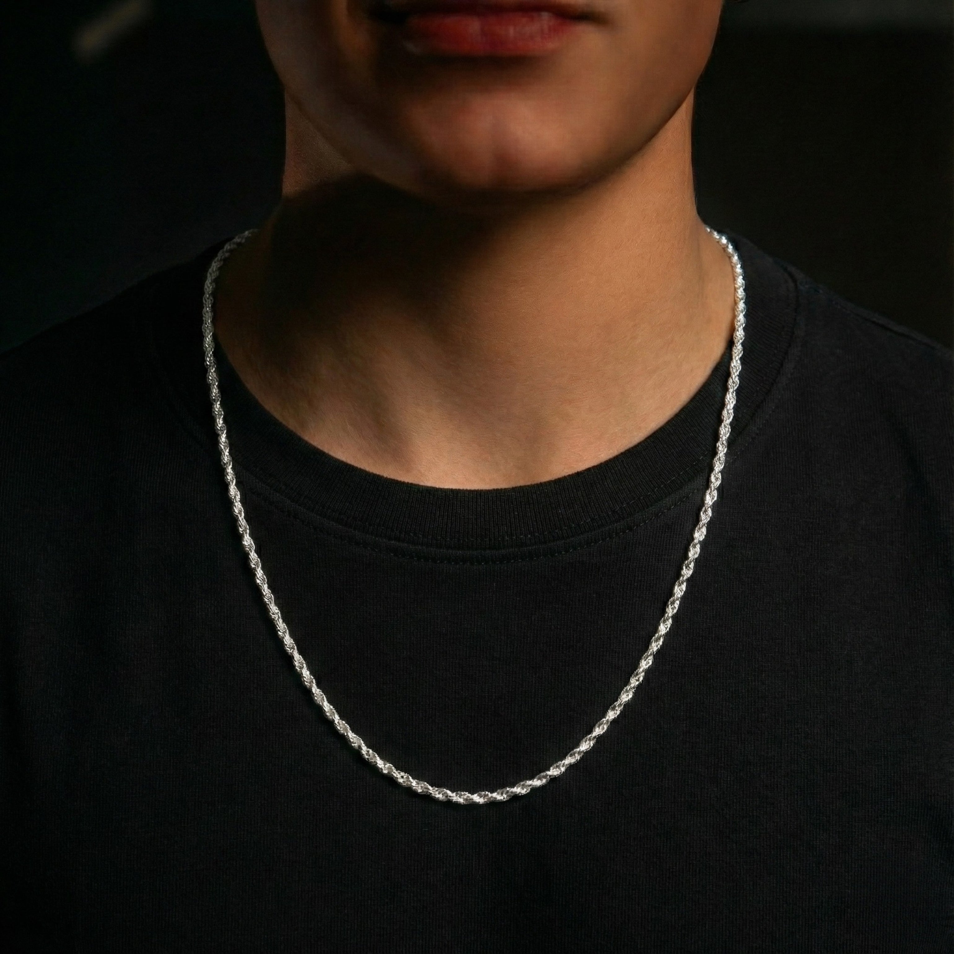 Cadena Trenzada - Plata 925