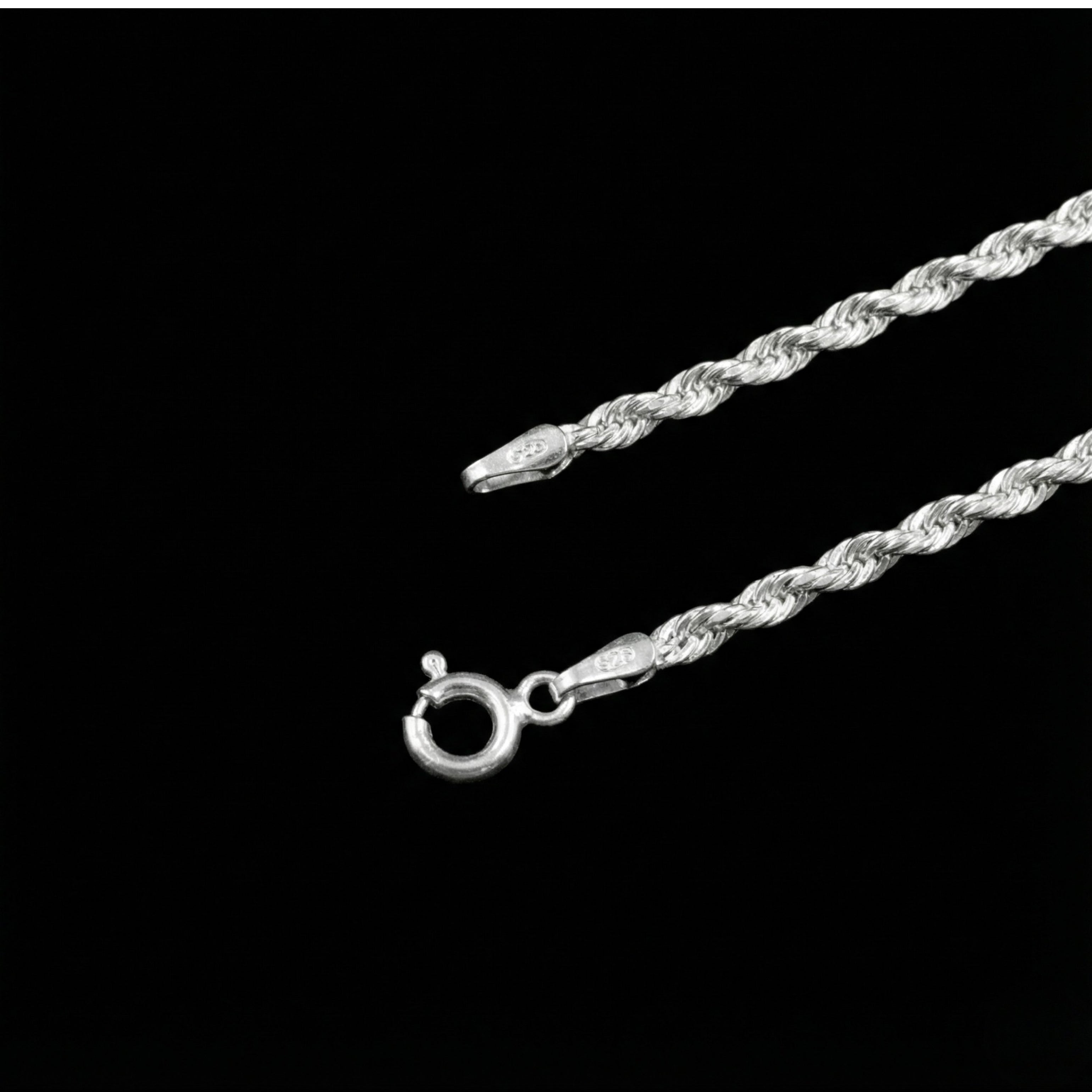 Cadena Trenzada - Plata 925