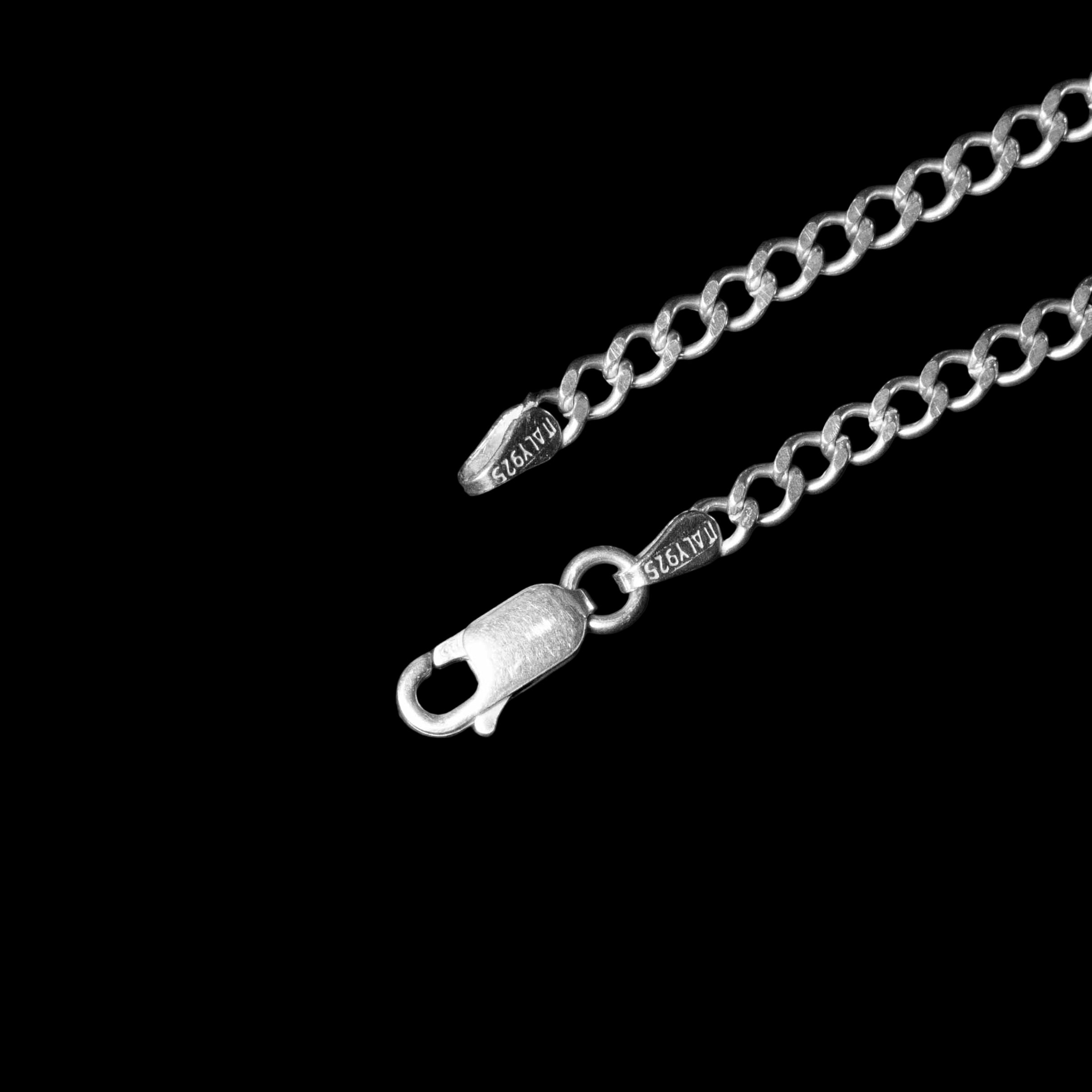 Cadena Curb italiana - Plata 925