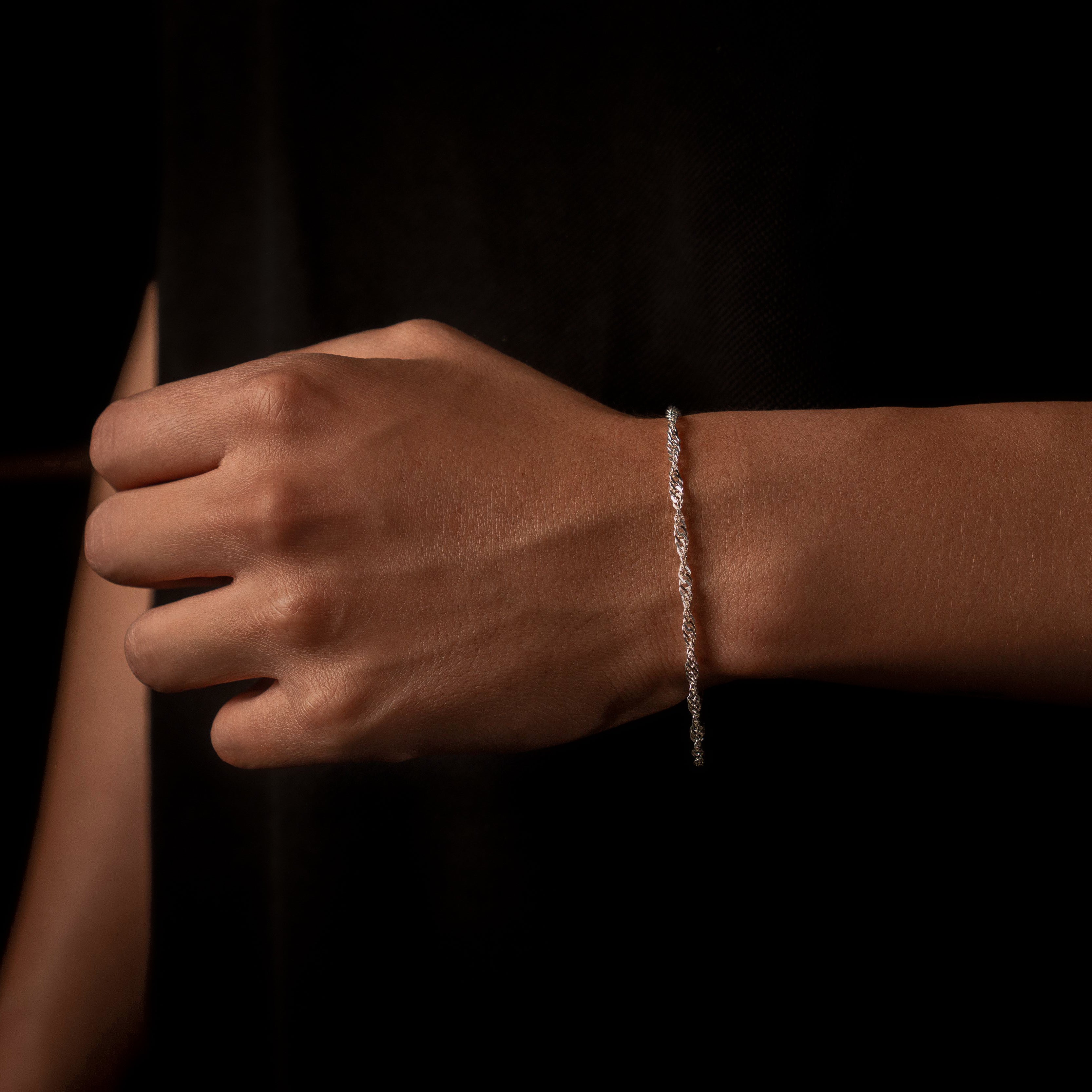 Pulsera Curb italiana - Plata 925