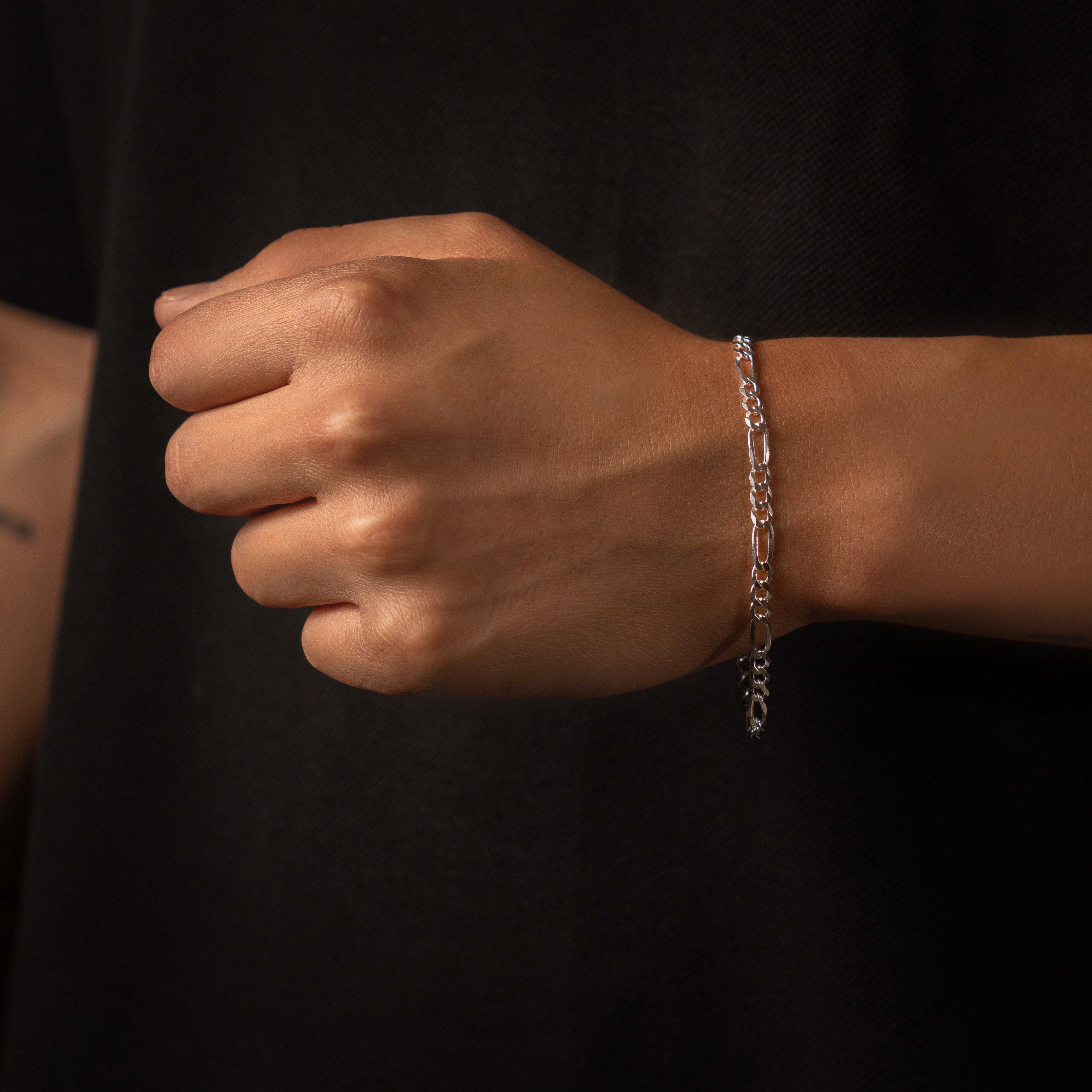 Pulsera Fígaro - Plata 925