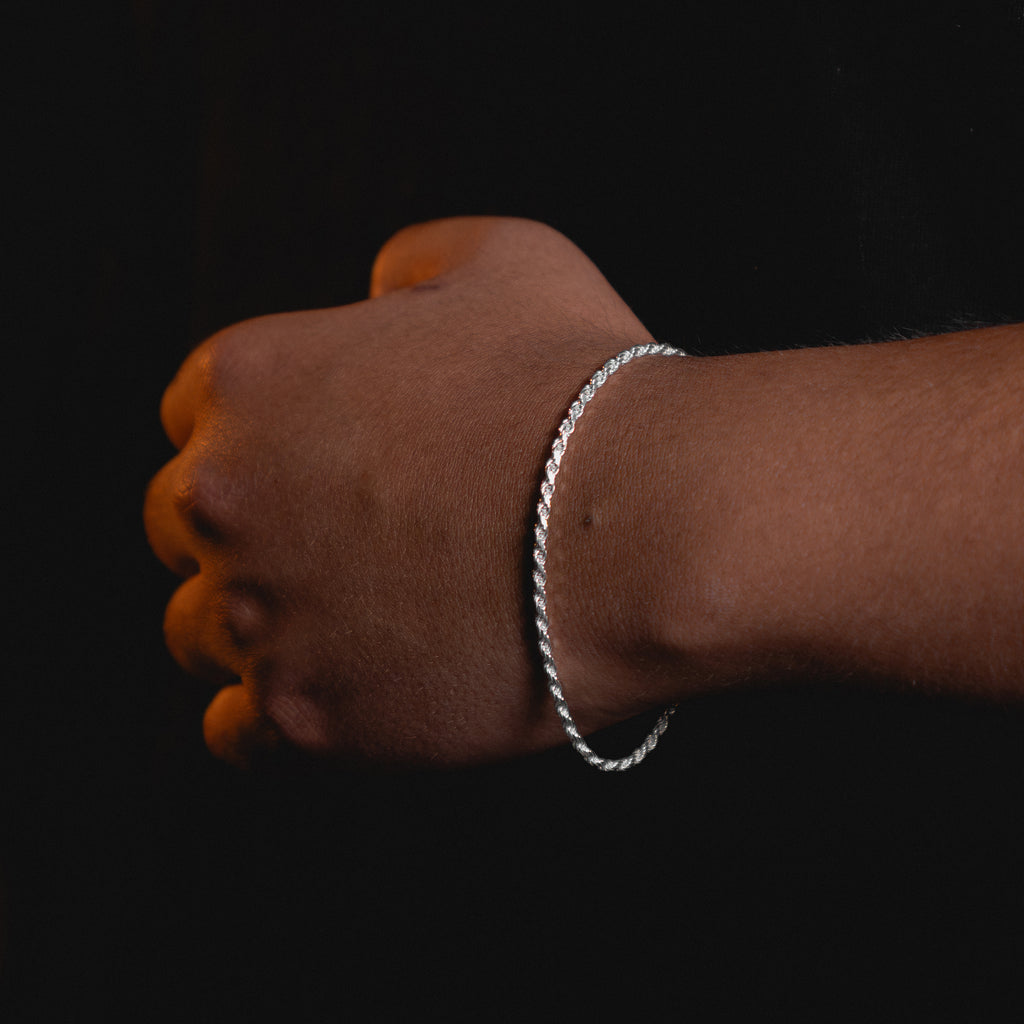 Pulsera Trenzada - Plata 925