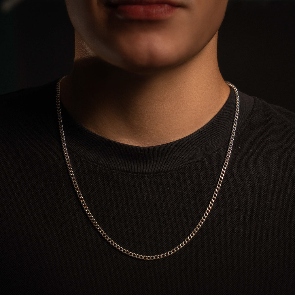 Cadena Curb italiana - Plata 925